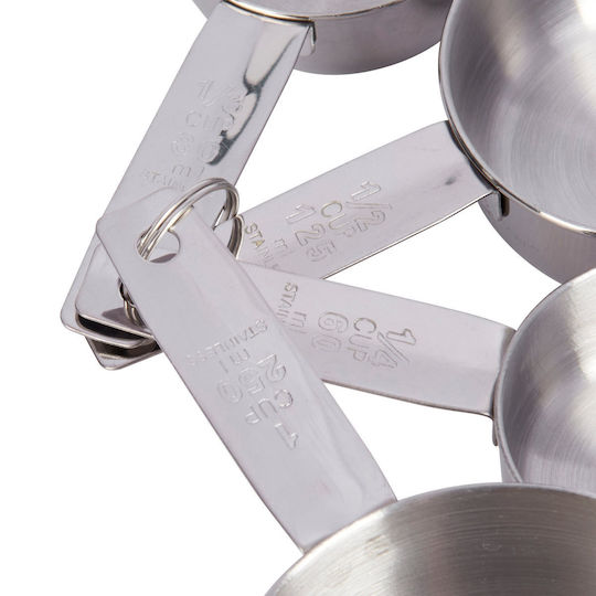 Kitchen Craft Ανοξείδωτη Μεζούρα Κουζίνας 60ml 4τμχ