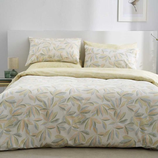 Vesta Home Anthia Bed Sheet Set with 2 Pillowcases Super-Double with Rubber Hugger 170x270+35cm Anthia (3 Pieces)