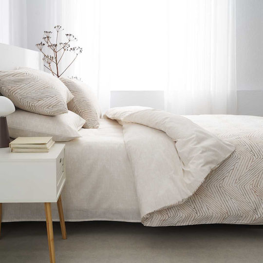 Vesta Home Ariadni 2 Σετ King Size 4τμχ 270x270εκ. Μπεζ Vesta Home Ariadni 2 Σετ King Size 4τμχ 270x270εκ. Μπεζ