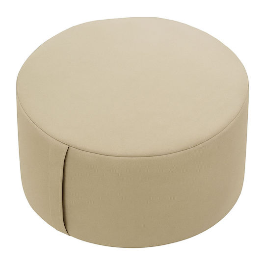 Relaxdays Meditation Cushion 13x33cm Buckwheat Beige