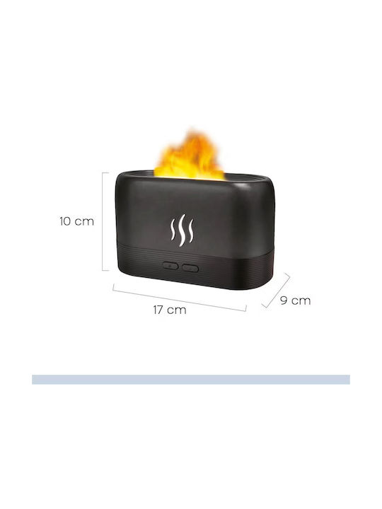 Dispozitiv Difuzor de Aromaterapie cu Lumini LED Air Humidifier Portocaliu 180ml HYI001