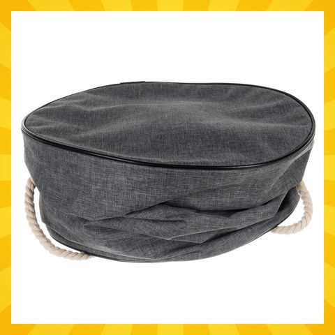 Kruzzel Children's Storage Basket Made of Fabric Gray