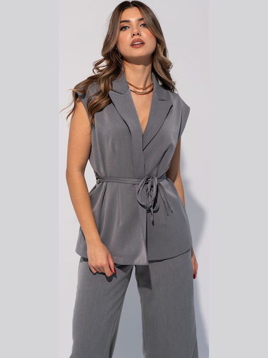 Elara Gray Women's Vest