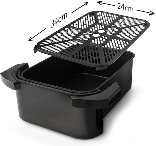 Rohnson Slim Friteuză cu Aer 10l Neagră