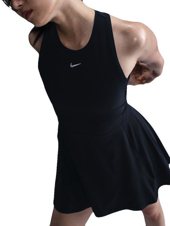 Nike Victory FQ1780-010 Damen Tenniskleid Schwarz