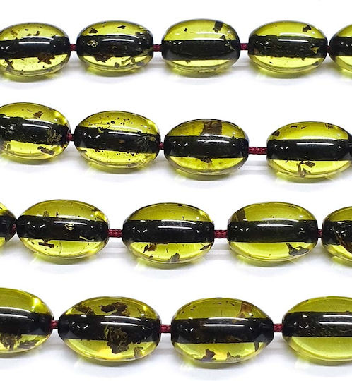 Roloi Komboloi Worry Beads with 33 Beads Made of Resin Length 36cm Multicolour