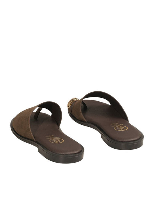 Women's Flat Sandals Brown