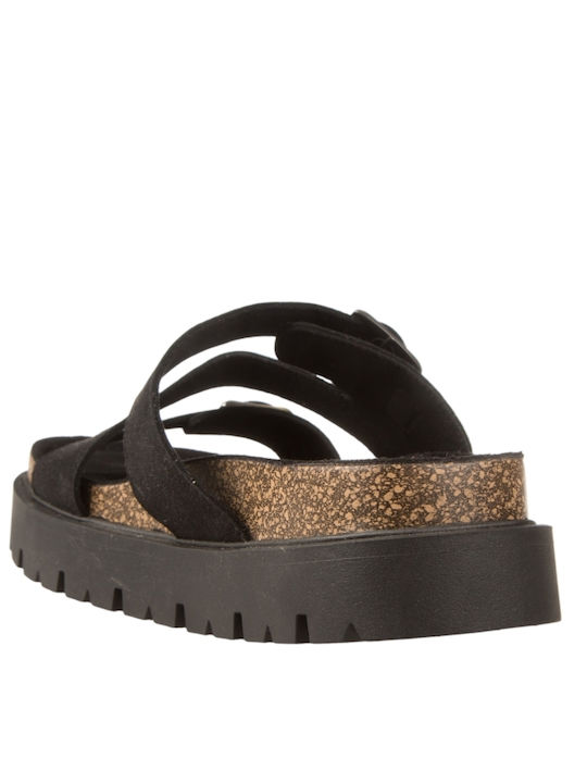 Women's Flat Sandals Black