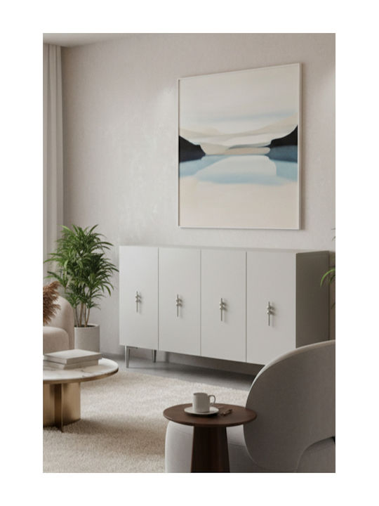 Bufet Din Lemn Maro 120x32x75cm