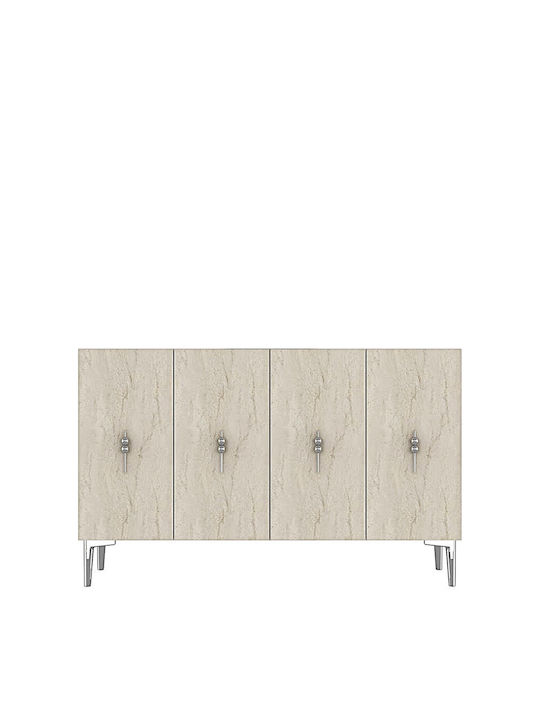 Μπουφές Ξύλινος Καφέ 120x32x75cm