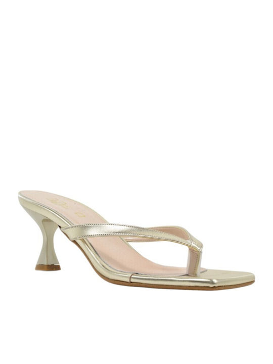 Goldene Damen Sandalen 5935+Gold