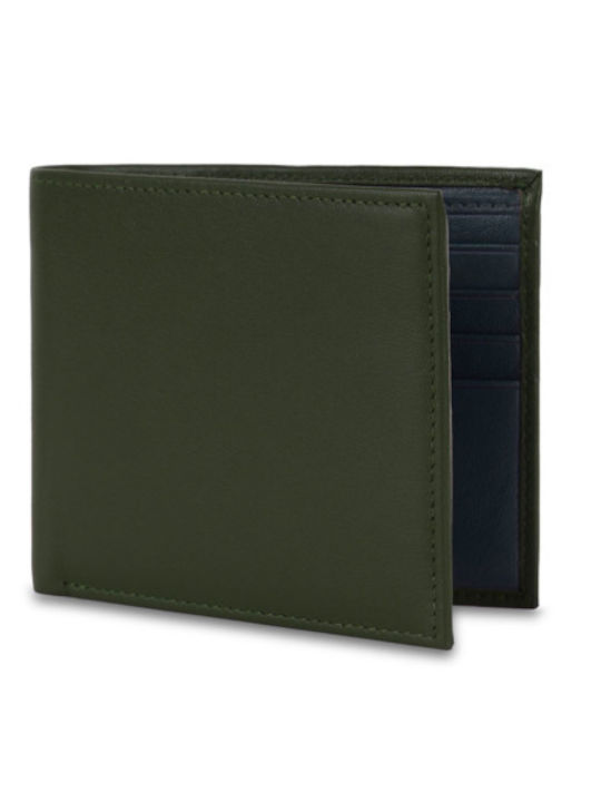 Men's Wallet with RFID Green