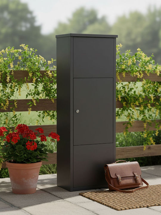 Relaxdays Cutie Poștală Pentru Exterior Metalică Gri