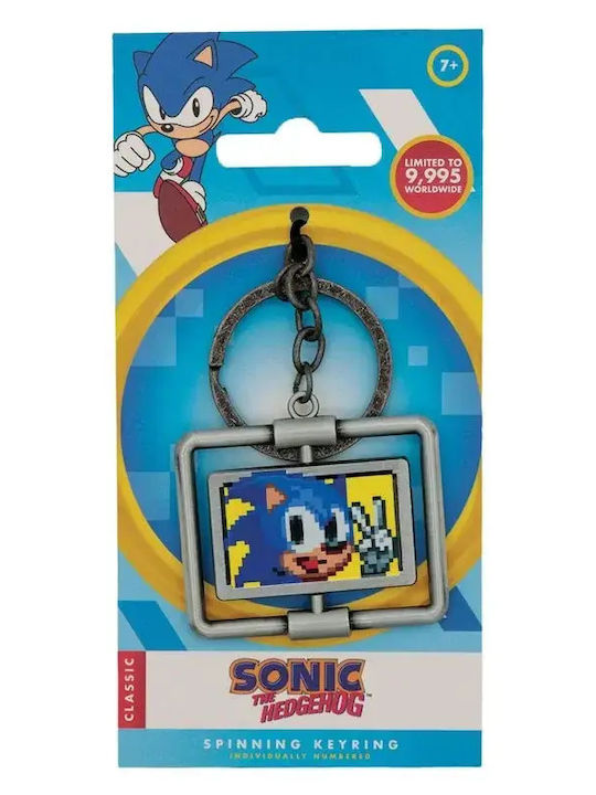 Sonic Spinning Limited Edition Keyring 40 X 50mm