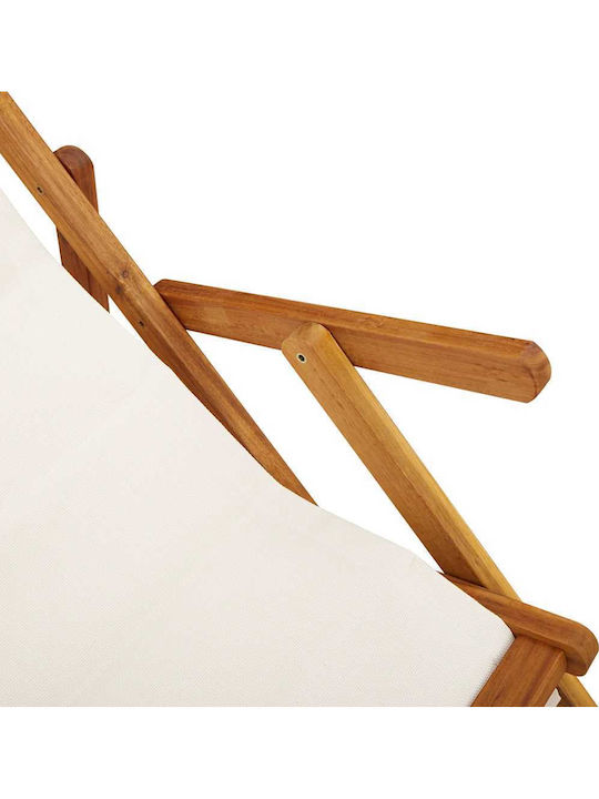 Liegestühle Hölzernes Mit Armlehnen Hellgrau 61.5x110x96cm