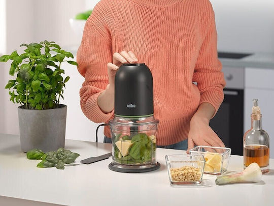 Braun Πολυκόπτης Multi 500W με Δοχείο 500ml Μαύρος