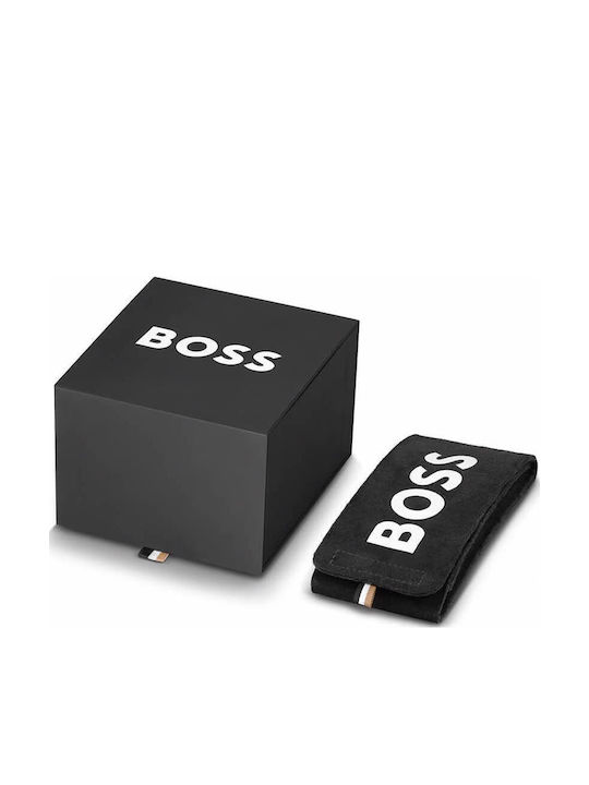 Boss Hugo Ρολόι Μπαταρίας με Μεταλλικό Μπρασελέ Boss Hugo Ρολόι Μπαταρίας με Μεταλλικό Μπρασελέ
