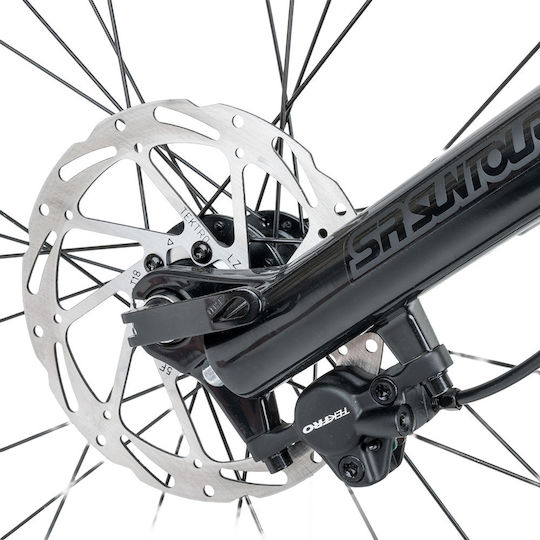 Author 24" 2026 Γκρι Mountain Bike με Ταχύτητες