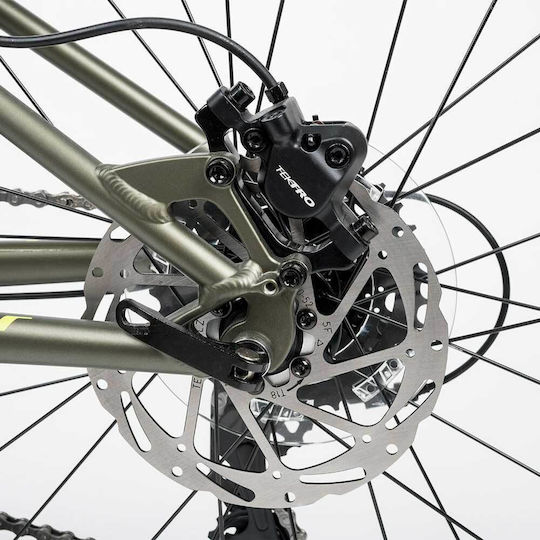 Author Mountain Bike 24" 2026 Alb cu Viteze și Frâne Hidraulice pe Disc