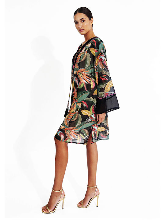 Bluepoint Women's Mini Beach Caftan Yellow