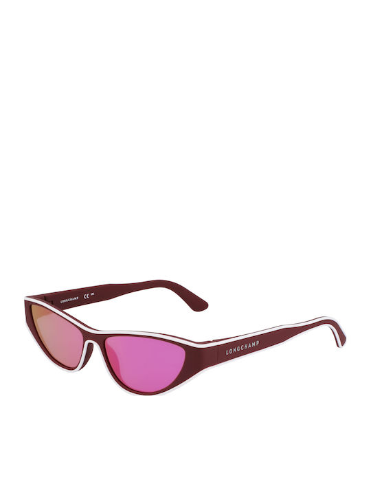 Longchamp Sunglasses Red with Frame