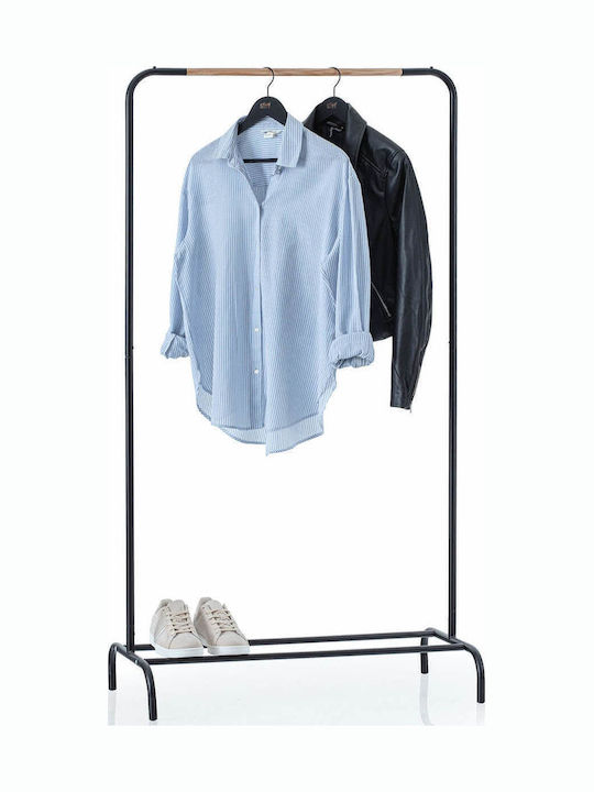 5Five Floor Garment Rack Metal Brown