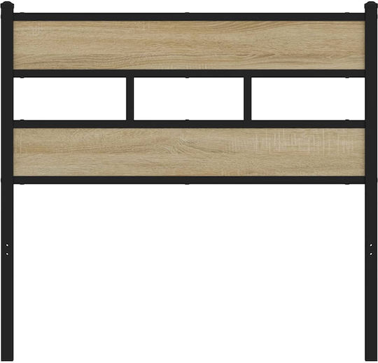 vidaXL Wooden Bed Headboard Beige 112x91.5cm
