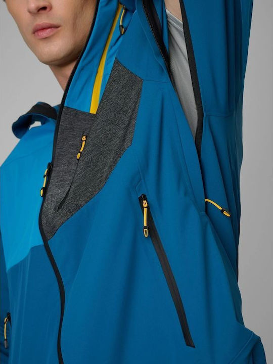 Membrane Зимно Яке Softshell Водоустойчиво и Ветроустойчиво Син