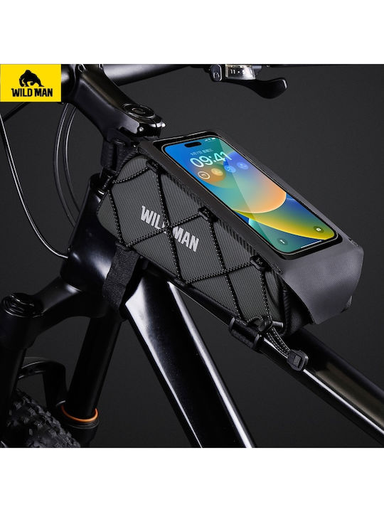 Wildman Gears Case Wildman Чанта За Рамка На Велосипед Черна GX100