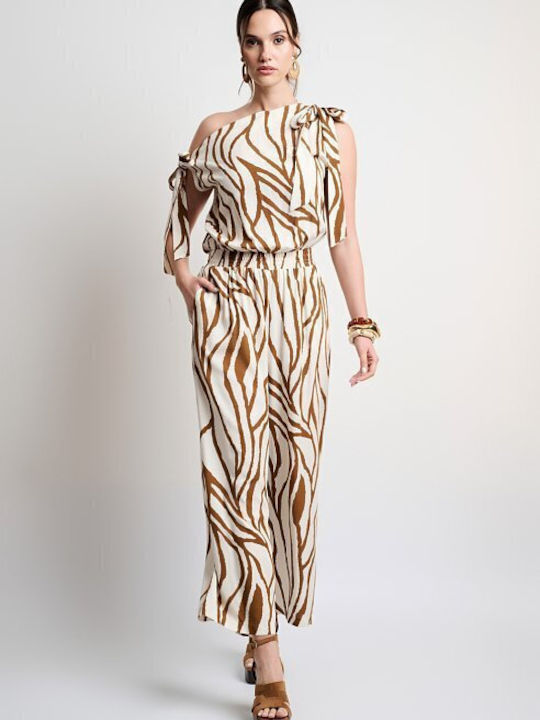 Women's Brown Jumpsuit