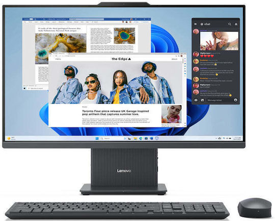 Lenovo Ideacentre Aio 27ARR9 27" (Ryzen 7-7735HS/16GB/1TB SSD/FHD/W11 Home) Луна Сиво