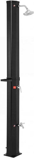 Costway Pool Shower Solar PVC 227.5x18x22 cm Black