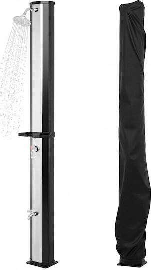Costway Душ За Басейн Слънчева От PVC 227.5x18x22 См Черен