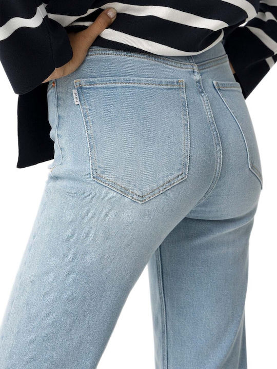 High Rise Women's Jean Pants in Mom Fit