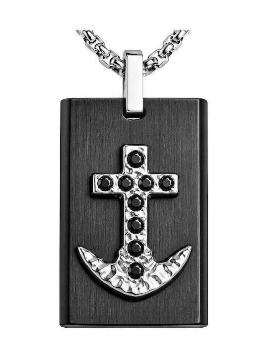 Rosso Amante Anchor from Steel Black