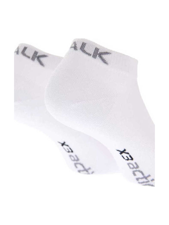 Walk Men's Monochrome White Socks 3Pack