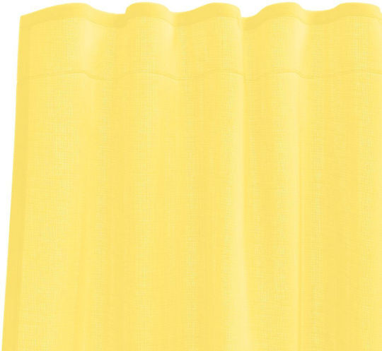 vidaXL Set Window Curtains with Tunnel Yellow 140x260cm