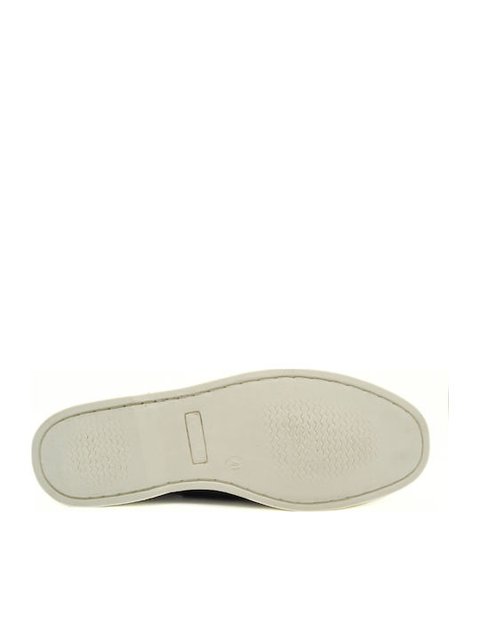 Leather Men's Boat Shoes in Blue Colour