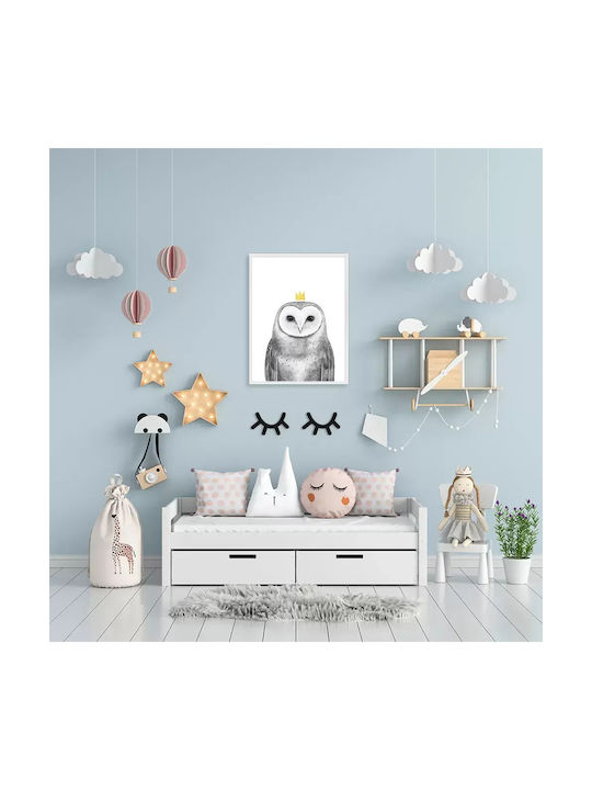 Παιδικό Κάδρο Queen Owl 40x50εκ.
