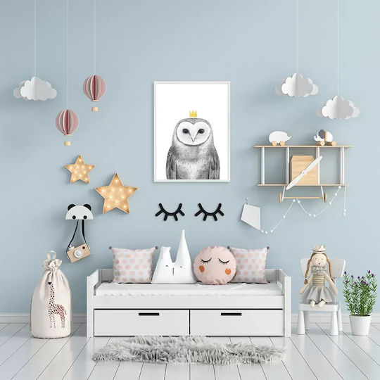 Παιδικό Κάδρο Queen Owl 40x50εκ.