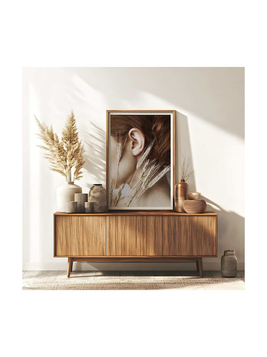 Poster Wheat Pst25120 40cm X 50cm Premium Μαύρο Ξύλινο Κάδρο