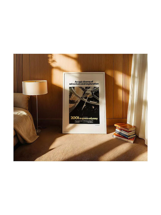 Poster 2001 A Space Odyssey Mv237 40cm X 50cm Premium Μαύρο Ξύλινο Κάδρο
