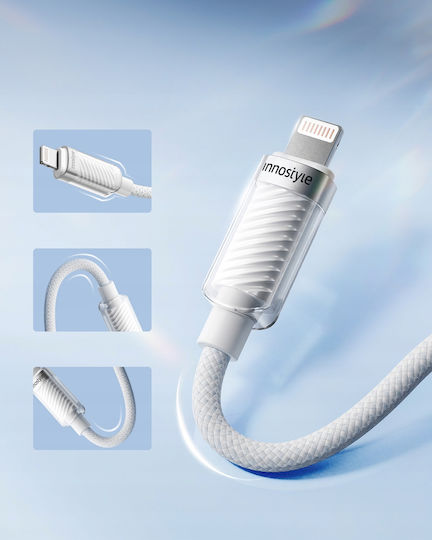Innostyle USB-C Zu Lightning Kabel Weiß 2m SCL150WHT