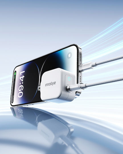 Innostyle USB-C Zu Lightning Kabel Weiß 2m SCL150WHT