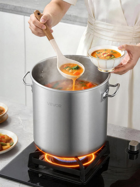 Vevor Oală Marmită cu Abur din Oțel Inoxidabil 19.9l /