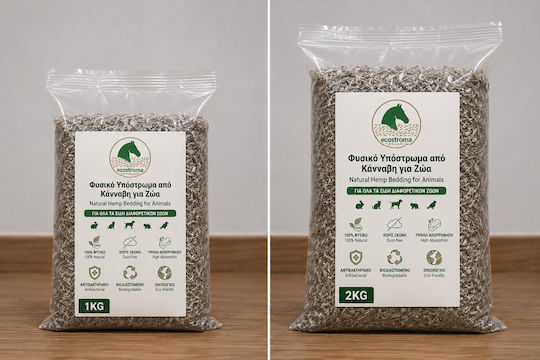 Ecostroma Natural Hemp Bedding Rodents & Small Pets 2kg