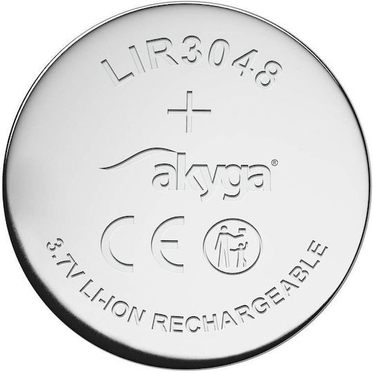 Akyga Μπαταρία Λιθίου Ρολογιών CR3032 3.7V