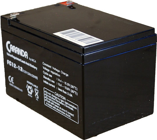 Baterie UPS cu Capacitate 12Ah și Tensiune 12V Car_12V_12Ah 1 Bucată