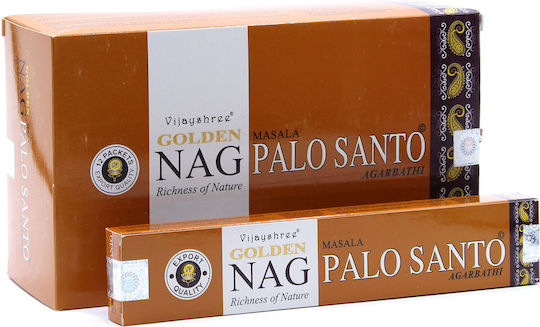 Home Fragrance Sticks Golden Nag Palo Santo Vijayshree Masala Agarbathi 15g