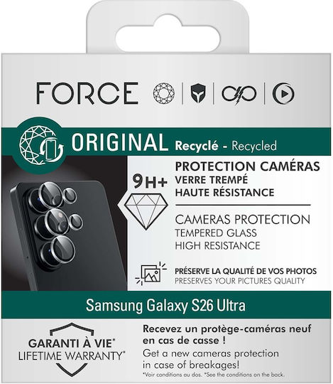 Force Glass Camera Protection Samsung Galaxy S26 Ultra Ring Lens Tempered Glass Transparent